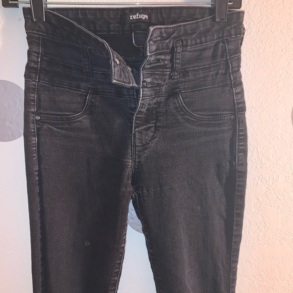Stretchy Faded black jeans